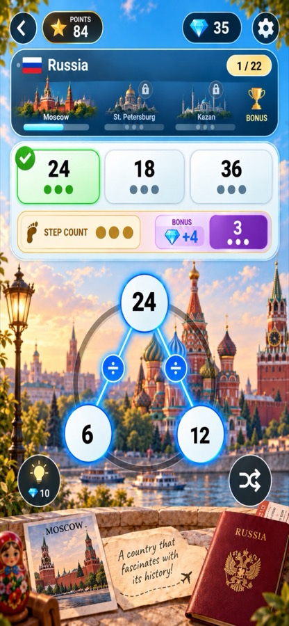 Moscow board — division on Red Square
